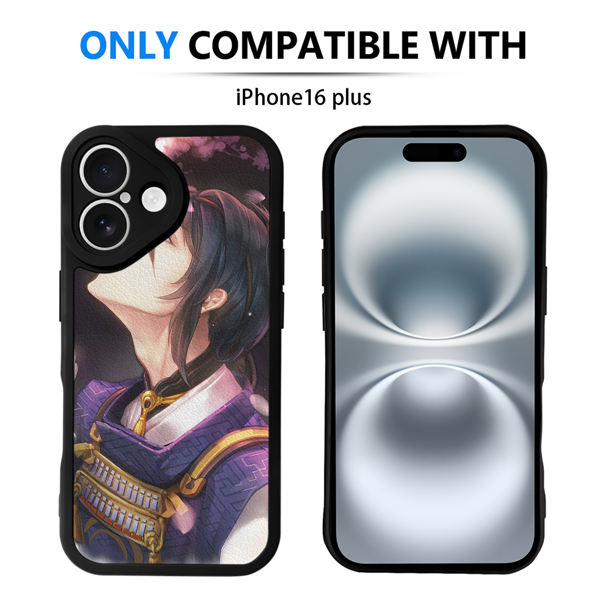 （画像用） 刀剣乱舞 Touken Ranbu 【iPhone 16シリーズ対応】シリコンスマホケース（レザー調） 材質：シリコン